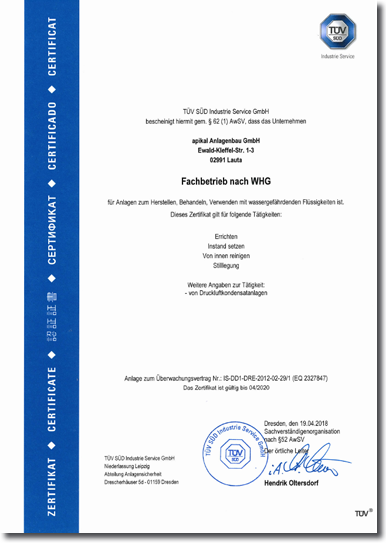 TÜV-Zertifikat Image